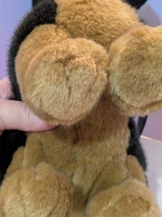 Uni Toys Germany Plush German Shepherd Puppy Dog Toy Brown Black