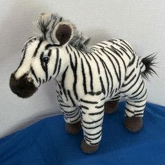 NATIONAL GEOGRAPHIC Zebra Plush Savannah 13” Stuffed Animal Lelly EUC