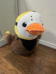 Way To Celebrate 23” Jason Hockey Mask Rubber Ducky Jumbo Duck Plush Halloween