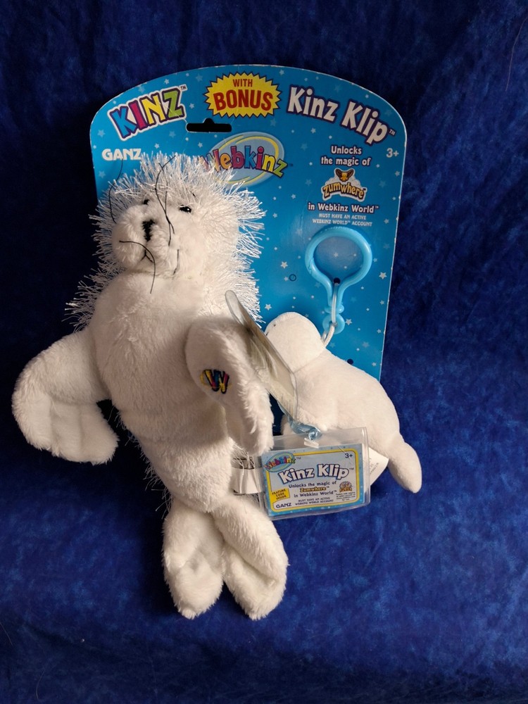 Ganz Webkinz Seal No Code Seal Kinz Klip With Code New Keychain Clip