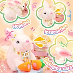 Cute Battery-Powered Easter Bunny Toy – Engaging, Snuggle-Friendly Companion