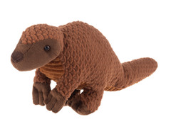 Hands on Ganz Tan Spike Pangolin Plush Stuffed Animal Toy, 18″long