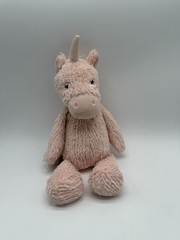 Manhattan Toy Co Pink Unicorn Plush 14″ Stuffed Animal Toy Lovey