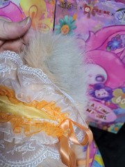 Liila 600% V2 Tea Time With My Girl Series Plush Orange Cat Campsis Easter Bunny