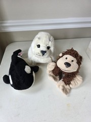Webkinz Harp Seal Cheeky Monkey Orca Whale No Code