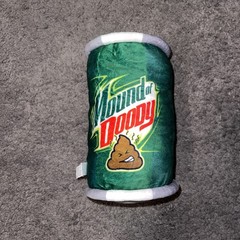 Junk Food Doody Plush 8″ inch Mound Of Doody Poop Parody Mountain Dew Soda Can