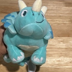 Disney Animal Kingdom Triceratops Dinosaur Plush Blue/Green Small 2024 MPN