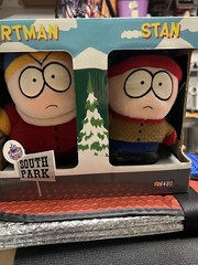 Fun 4 All South Park Cartman & Stan Plush Doll Set Boxed 1998 MPN 88966