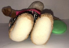 VTG 90s FRISBEE Stuffed Plush Dog RARE Promotional PMI Toys Kransco Wham-O 1991