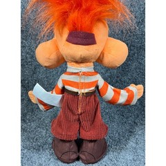 Disney Pixar Inside Out 2 Anxiety Plush Stuffed Toy Orange Hair Striped Sweater