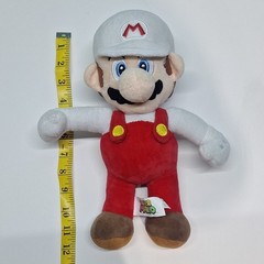 Super Mario Bros. Mario Small Plush Washable Toy Red White Brown 12 in