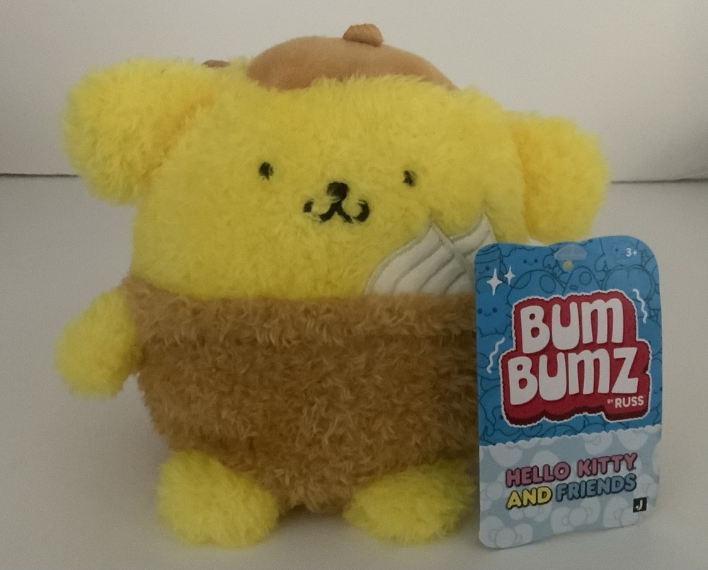 BumBumz 4.5″ Hello Kitty & Friends Food Truck Bumz POMPOMPURIN Ice Cream Plush