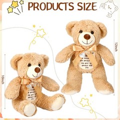12 Inch Bear Stuffed Animals with Voice Recorder Photo Pendant Set 30 Seconds…