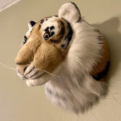 GUND Wild & Wooly Tiger Wall Hanging Trophy Mount stuffed￼ Head Plush 13.5”