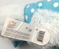 Gitzy Blue Duck Plush Rattle 14″ Baby Lovey Stuffed Animal Soft Toy 2019 w/Tag