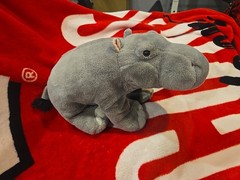 WILD REPUBLIC HIPPO GREY 12″ PLUSH STUFFED ANIMAL HIPPOPOTAMUS Cute