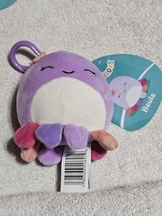 Squishmallows Beula Octopus Keychain Clip-On Plush 5″ Original 2024 Jazwares
