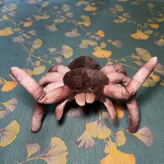 Petting Zoo Brown Tarantula Spider Realistic Posable Bendable Legs 17” Plush Toy