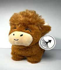 Henry the Highland Cow Plush Stuffed Animal Follow Your Legend 9” Brown