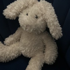 Beverly Hills Teddy Bear Co Easter Bunny Rabbit Cream Ivory 13” Soft Shaggy