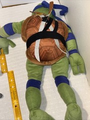 Teenage Mutant Ninja Turtles Leonardo Stuffed Plush Pillow Buddy 24″ w/ Mikey