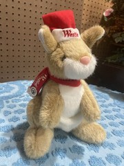 VINTAGE PLUSH CHRISTMAS KANGAROO WESTFIELD MALL STORE PROMOTION 10″-advertising