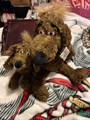 Nuzzle (2) From The Puzzle Place, Large/Small, 1994/1995, Russ Co., Been Stored
