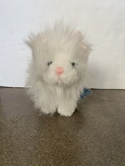 Webkinz white fluffy Persian Cat