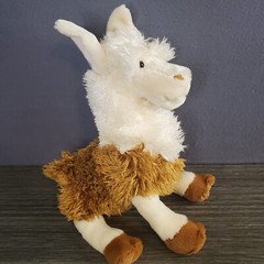 Douglas Llama Plush Brown & Cream Shaggy Floppy Soft Stuffed Animal 12″ #1432.1