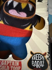 Kreepy Baraz Captain Gold Toof Capybara Plush Doll Multicolor Collectible