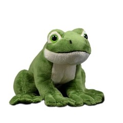 6.2″ Green Frog Plush Toy Lifelike Amphibian Reptilian Stuffed Animal Doll