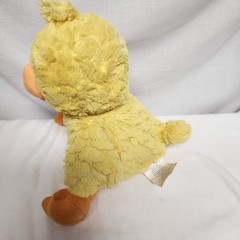 PIER ONE IMPORTS Duck Plush Ducky Scalloped Corduroy 2014 Easter Polka Dot Wings