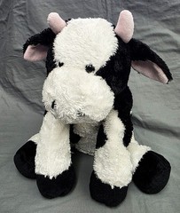 Kohl’s Cares Click Clack Moo Holstein Plush Stuffed Black White Cow Weighted 12″