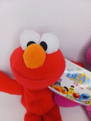 Vintage 1997 Tyco Sesame Street Beans Lot 2 Telly Elmo 7″ Stuffed Plush Toy