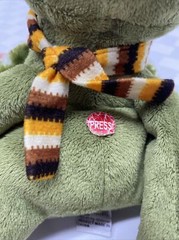 Ganz With Sound Bell Bottoms Green Turtle w/ Scarf 8” Plush H11430 NWT SEE PICS!