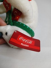 Coca-Cola Coke Christmas Mini Plush Polar Bear Give Live Love Coke NWT