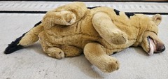 30”L E&J Classic Black & Tan German Shepherd Dog Large Plush Stuffed Animal VTG