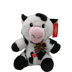 Pet Smart Charm Cow 12″ Plush Stuffed Animal Dog Toy Squeaker petsmart w TAGS