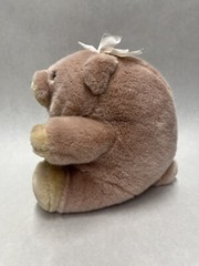Oshko International Corp. Chubby Round Stuffed Animal Girl Pig Plush With Bow
