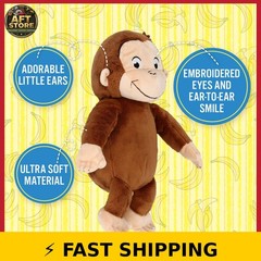 Kids Preferred Curious George Plush Monkey – 8 Inches