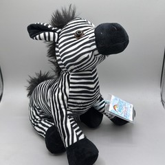 Webkinz 2025 Zebra Plush w/ 2 Adoption Codes Ganz Classic & Next NEW UNUSED