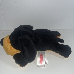 Melissa & Doug Black and Brown 10” Puppy Dog Plush Animal Toy Vet Play