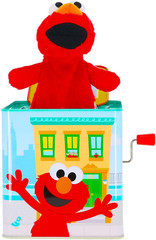 Sesame Street Jack in the Box – Elmo Plush Toy for Toddlers 1-3, Developmental T