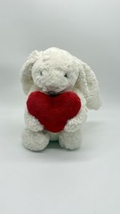 JELLYCAT LITTLE RED LOVE HEART BASHFUL BUNNY SOFT PLUSH TOY 8”