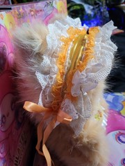 Liila 600% V2 Tea Time With My Girl Series Plush Orange Cat Campsis Easter Bunny