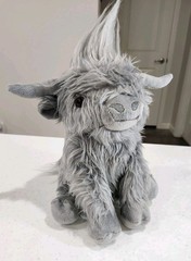 NEW Microwaveable Highland Cow Lavender Warm Hug Anxiety Weighted Plush Flaxseed