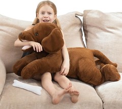 Giant Labrador Dog Stuffed Animal Toy, 32 Inch Plush Pillow