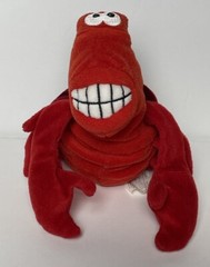Walt Disney’s The Little Mermaid Sebastian The Red crab small beanbag plush VTG