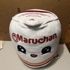 NEW 14″ Maruchan Instant Ramen Noodle Cup Plush Stuffed Mad Engine Chibi NWT