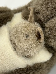 Vintage Sekiguchi Kangaroo Plush w/Joey Made in Japan Stuffed Animal 50s 60s -B5